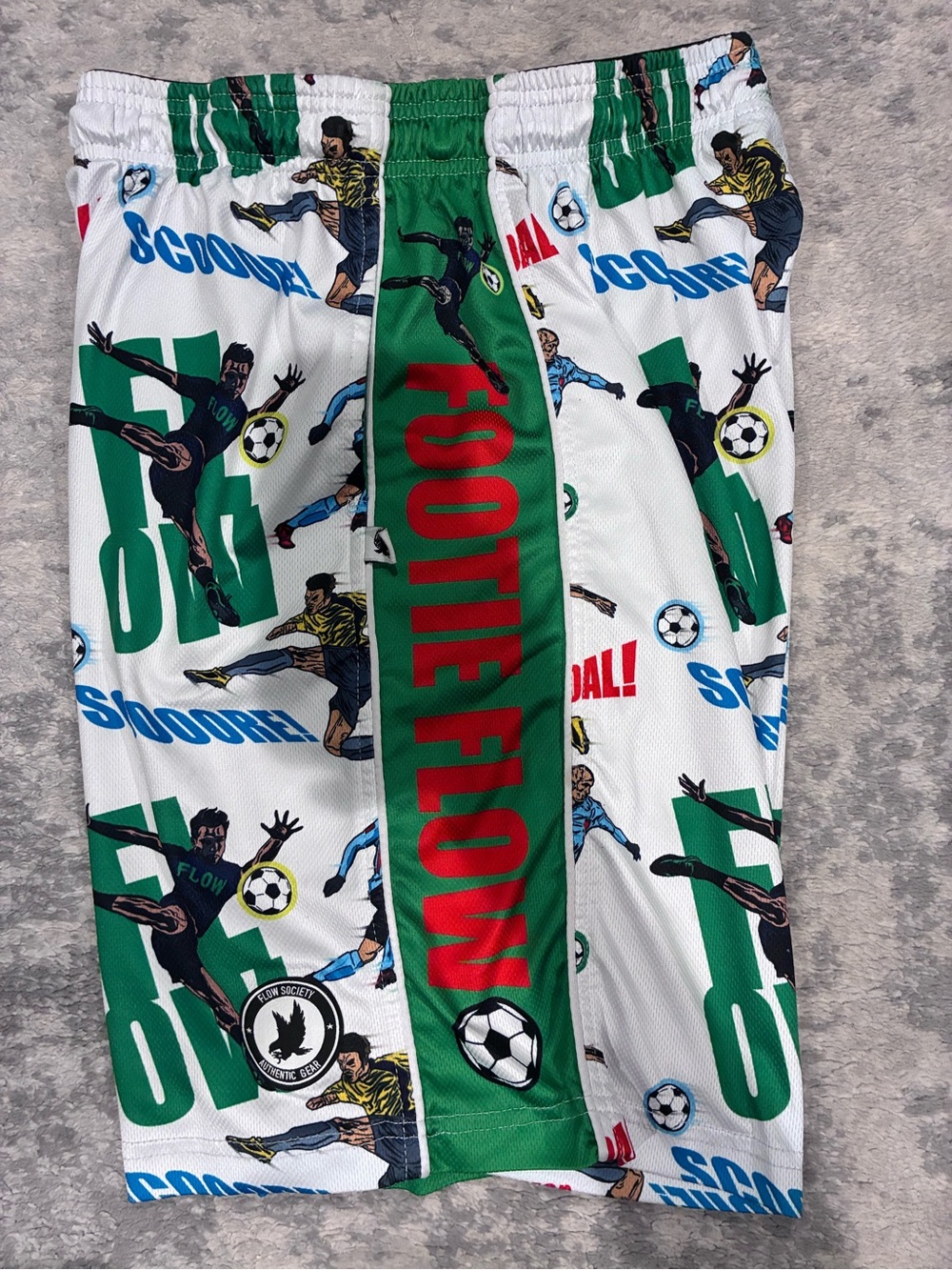 Boys Soccer Flow Society Shorts Sz. Y XL